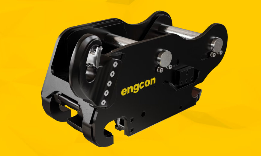 Engcon introduces improved machine coupler for excavators